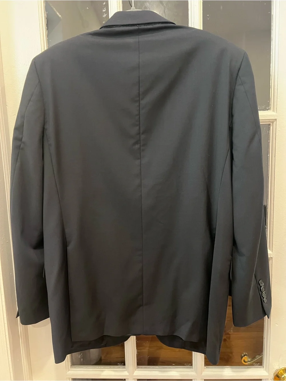 Joseph Abboud Men’s 38R Navy Wool Blazer Super 120’s Made in USA